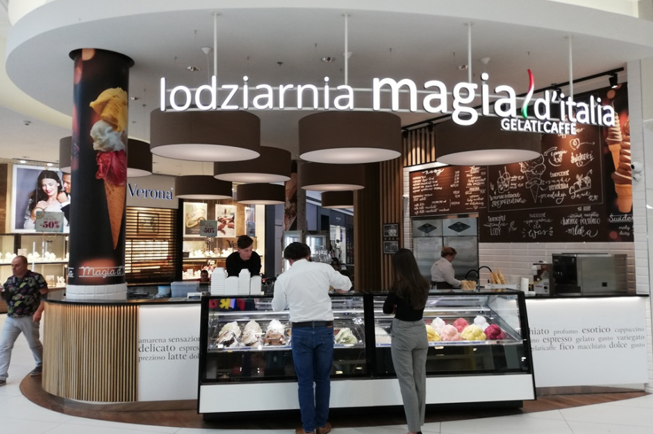 mat.pras. Magia d’Italia otwiera lodziarnię w Galerii Północnej