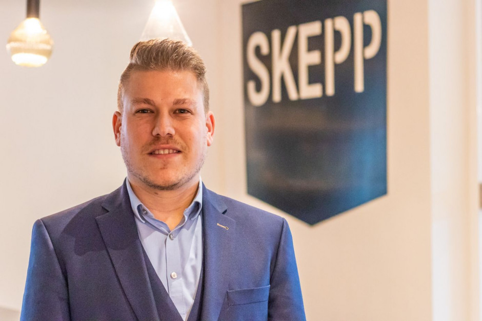Joost Lansink, CEO Skepp. Skepp śmiga po Europie, a w Polsce właśnie podpisuje pierwsze kontrakty