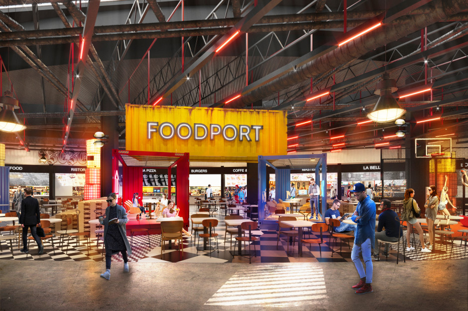 mat. pras. FoodPort zamiast foodcourtu. Galaxy w Szczecinie zyska nową przestrzeń gastronomiczną
