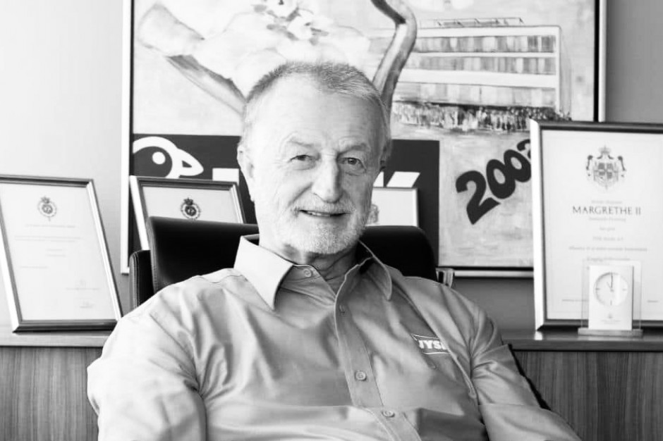 Lars Larsen, założyciel grupy JYSK Zmarł Lars Larsen, założyciel grupy JYSK