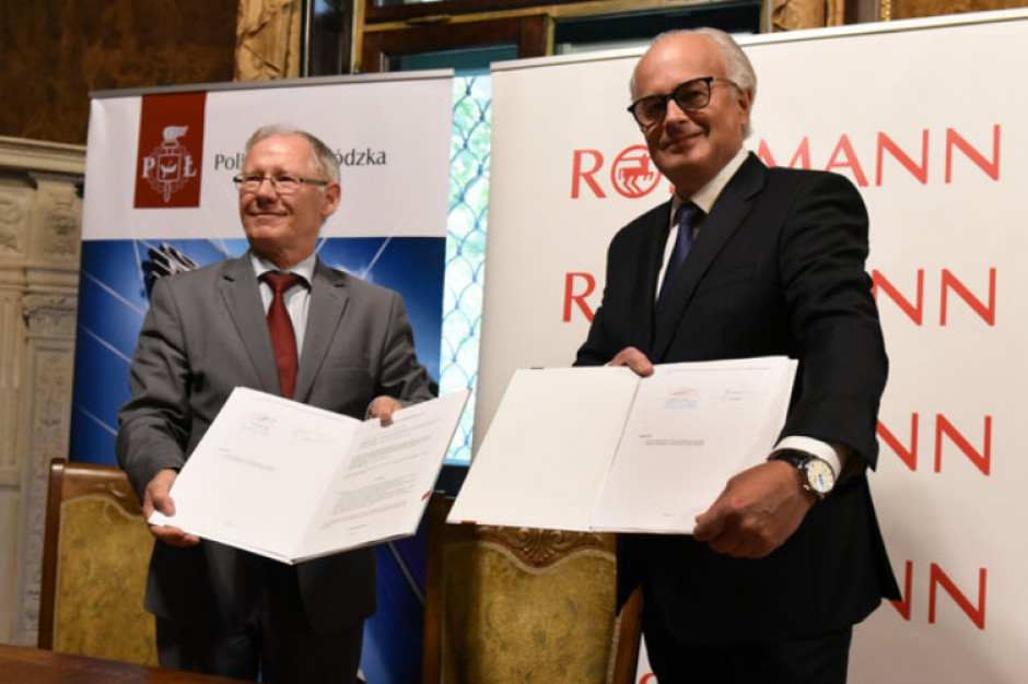 mat. pras. Nauka i biznes szuka wspólnego mianownika. Politechnika Łódzka i Rossmann zacieśniają współpracę