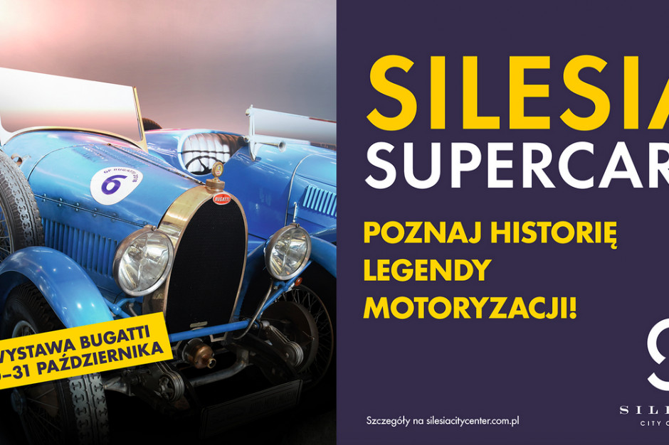 mat. pras. Do Silesia City Center nadjeżdżają historyczne Bugatti