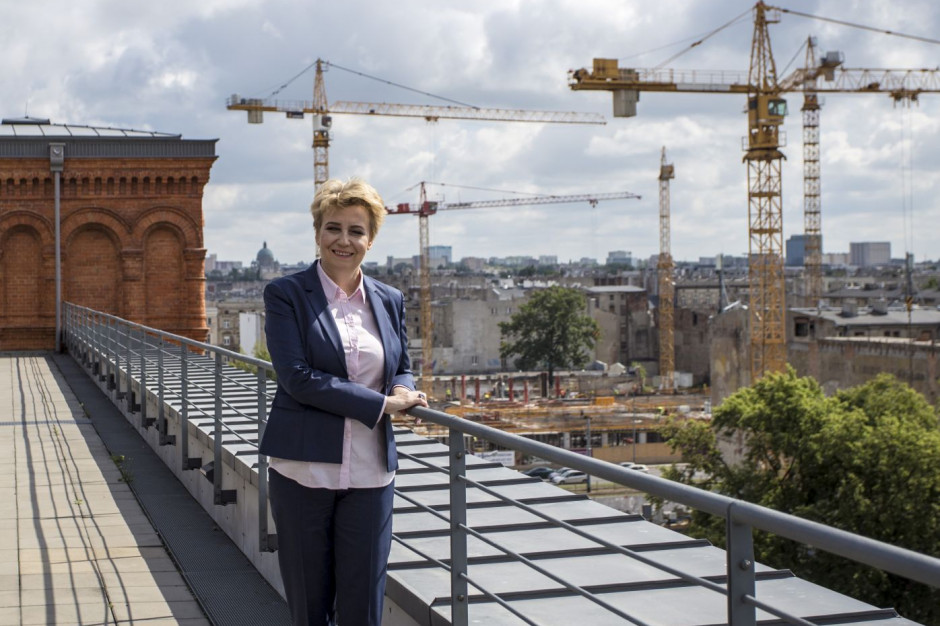 Hanna Zdanowska, prezydent Łodzi, mat. UMŁ Łódź kusi sektor nowoczesnych usług dla biznesu, przemysł i logistykę