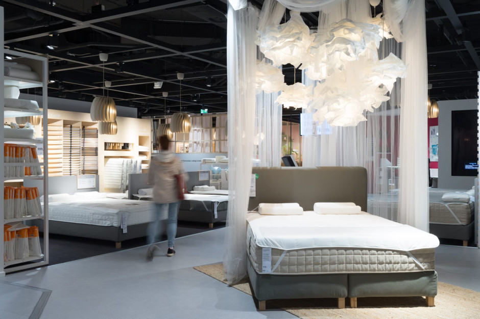W IKEA w Blue City stworzone zostało specjalne studio materacy i łóżek, mat. pras. 1,5 mln osób w rok! IKEA świętuje pierwsze urodziny w Blue City