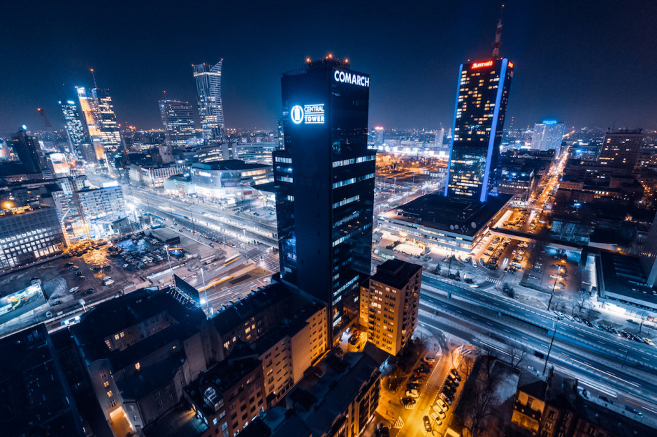 Central Tower, fot. CPI CPI Property Group wyemitowała zielone obligacje o wartości 750 milionów euro
