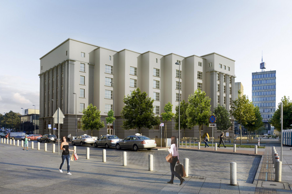 Gmach Biznesu w Katowicach. Fot. gmachbiznesu.pl Gmach Biznesu w Katowicach wzbogaci się apartamenty na wynajem krótkoterminowy