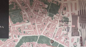 Miejskie atrakcje na ścianie. Niezwykła mapa w Mercure Kraków Stare Miasto
