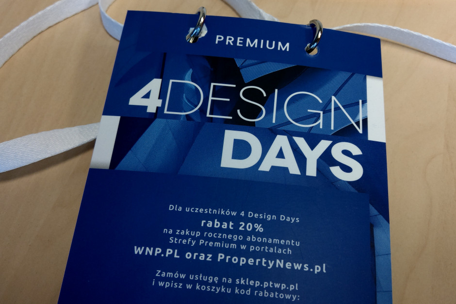 Strefa Premium tańsza dla gości 4 Design Days