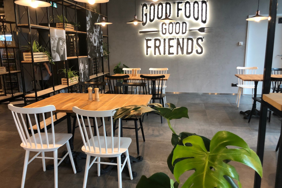 Restauracja Good Food Good Friends w biurowcu Maraton, mat. pras. Poznański biurowiec Maraton z nową kantyną