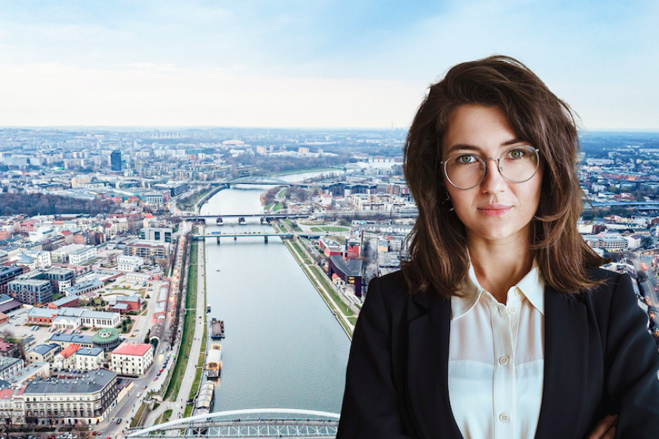 Karolina Słysz, doradca w dziale reprezentacji najemców biurowych w firmie Cresa Polska. Krakowskie startupy coraz częściej wybierają biura typu flex