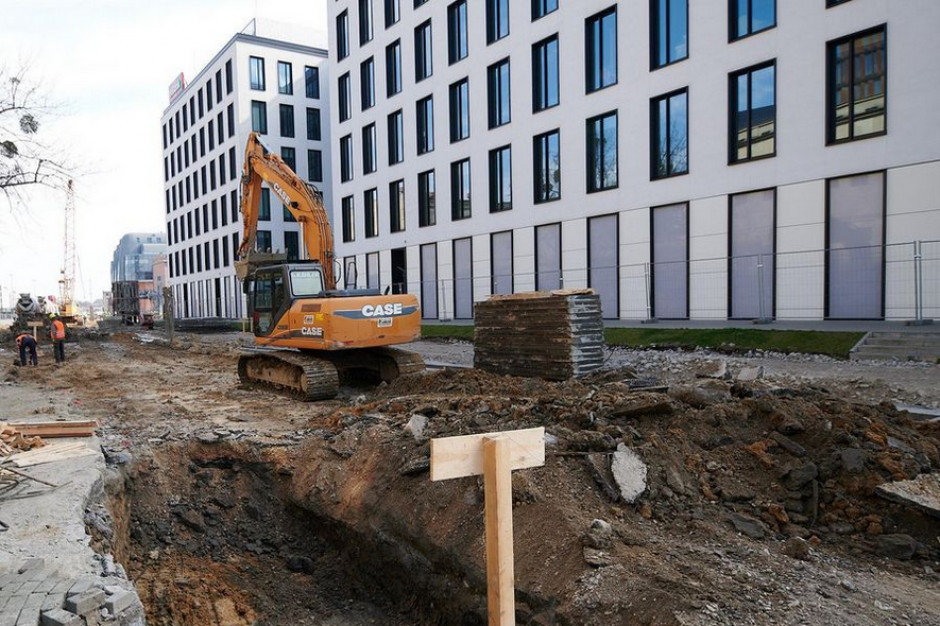 Budowa podziemnej drogi w Nowym Centrum Łodzi, fot. Sebastian Glapiński / UMŁ Zaglądamy na plac budowy infrastruktury w Nowym Centrum Łodzi