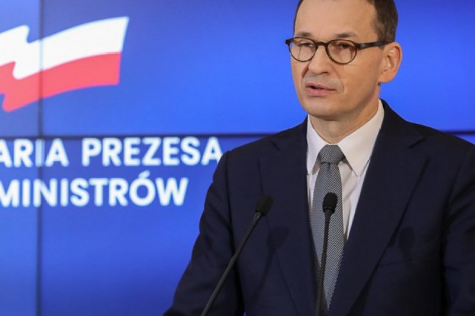 Premier Mateusz Morawiecki. fot. arch./KPRM Premier: wkrótce spotkam się z przedstawicielami galerii handlowych