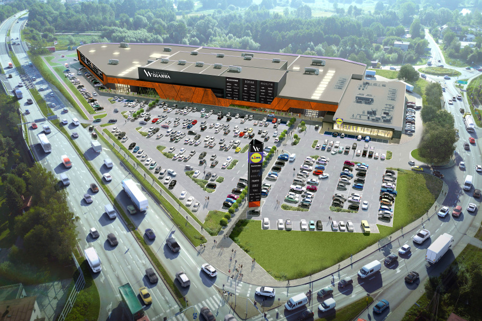 Galeria Wiślanka Galeria Wiślanka na półmetku