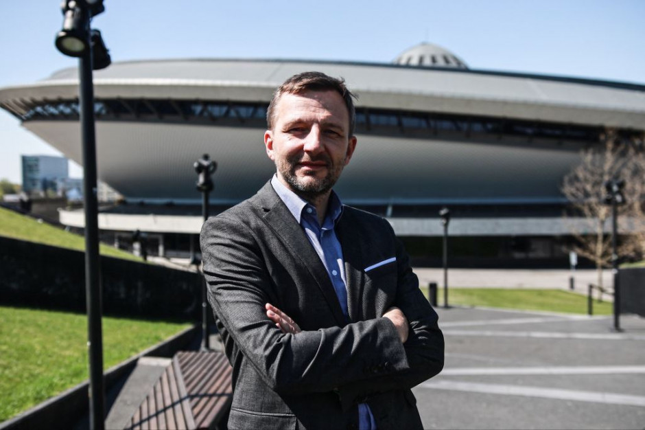 Marcin Stolarz, prezes firmy PTWP Event Center Prezes PTWP Event Center z nagrodą branży eventowej
