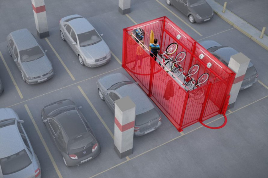 Bike2BOX wprowadza na rynek modułowy parking rowerowy. mat.pras. Bezpieczna droga do pracy kluczowa dla powrotu do biur