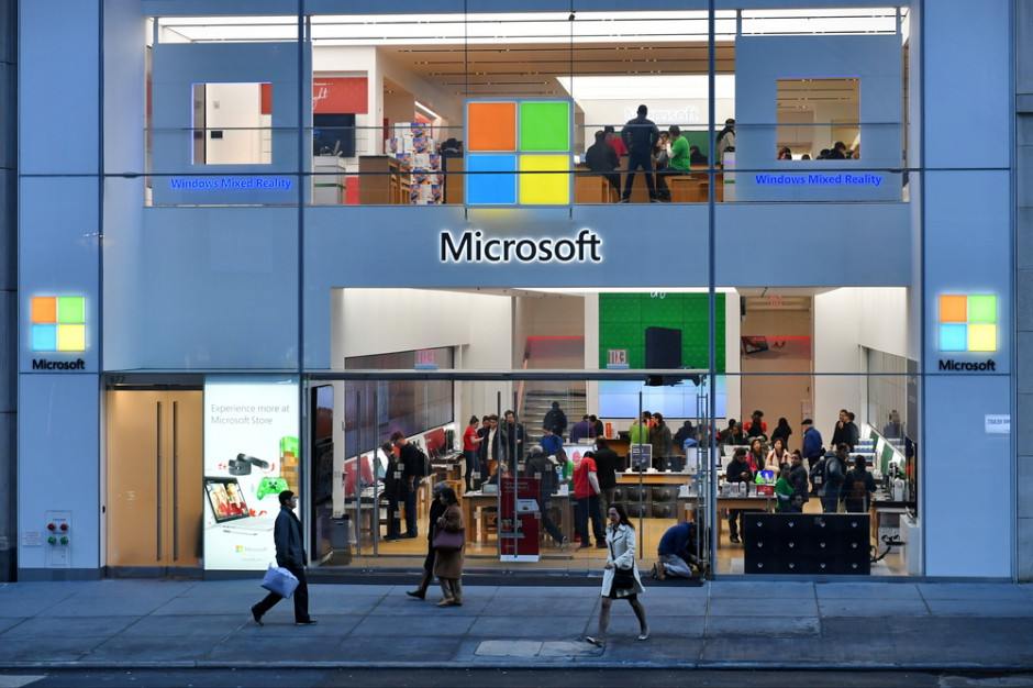 Microsoft Store. Fot. Shutterstock
