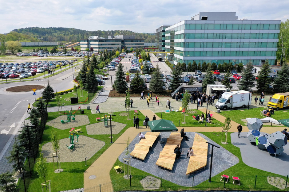 Eximius Park, źródło First Property Group Nowe oblicze kampusu biurowego pod Krakowem