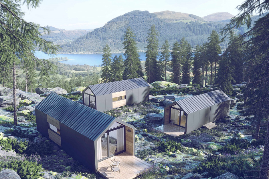 Domek modułowy DMD, fot.mat. prasowe DMDmodular i Weranda Home stworzą razem 20 modułów hotelowych pod Poznaniem