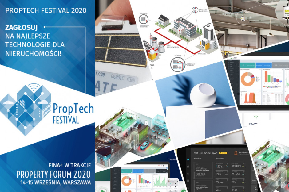 Nominacje w konkursie Proptech Festival 2020 Proptech Festival 2020: Oto TOP 15 technologii i rozwiązań dla nieruchomości. Zapraszamy do głosowania!