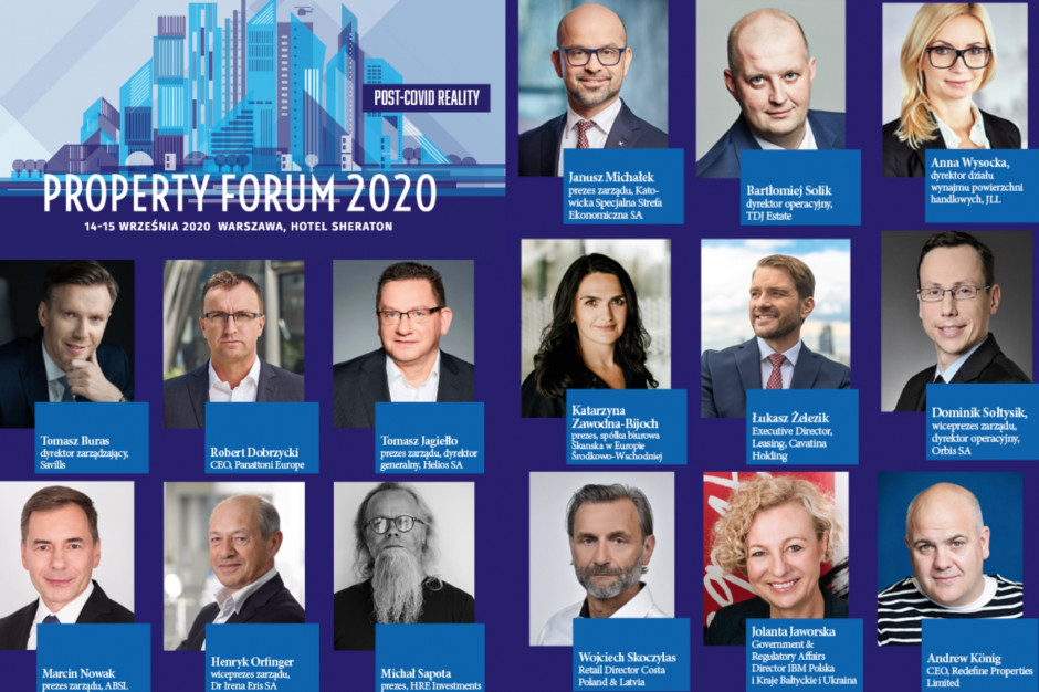 Property Forum 2020 Oni będą z nami na Property Forum 2020! Zapraszamy już 14 i 15 września!