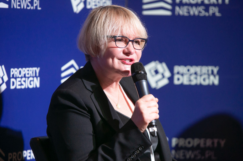 Renata Kinde-Czyż, prezes zarządu, dyrektor generalna, Metro Properties w trakcie panelu "Handel w galeriach – jaki będzie?" w trakcie Property Forum 2020 w Warszawie Renata Kinde-Czyż na Property Forum: Szukamy technologii, które zapewnią klientom bezpieczeństwo