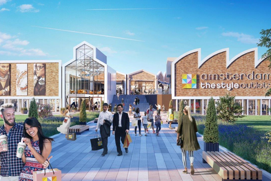 Neinver i Nuveen Real Estate ogłosiły datę otwarcia centrum Amsterdam The Style Outlets, fot. mat. prasowe Neinver otwiera nowe centrum handlowe. Koszt inwestycji to ok. 110 mln euro