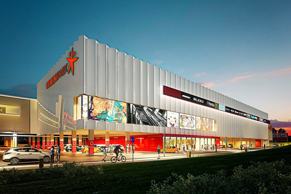 mat.pras. Pandemia nie zatrzymała inwestycji. Rośnie nowa część Gemini Park Tychy