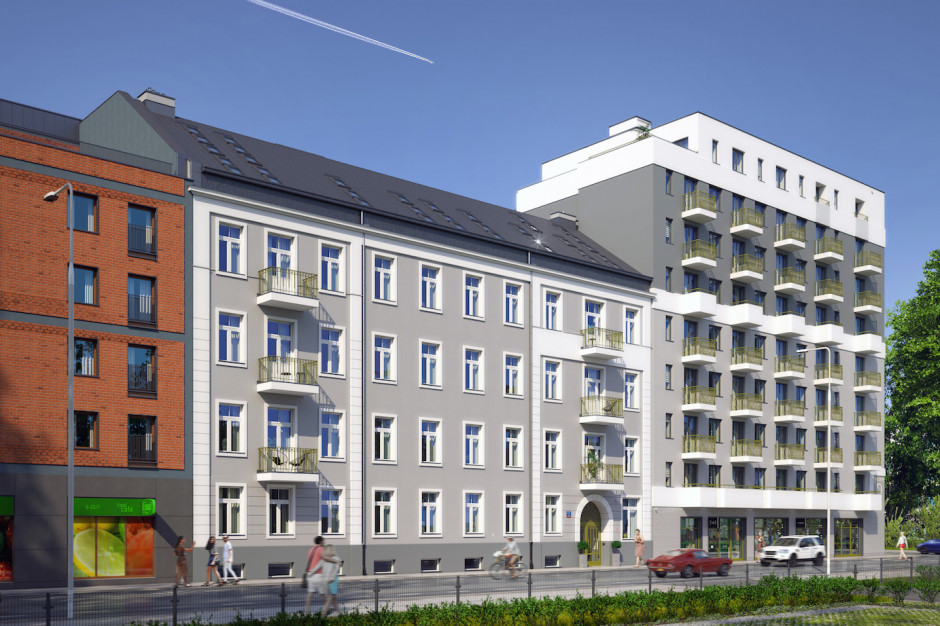 Wrzesińska 2, fot. mat. prasowe Przy Wrzesińskiej 2 ruszyła budowa 127 mieszkań na wynajem