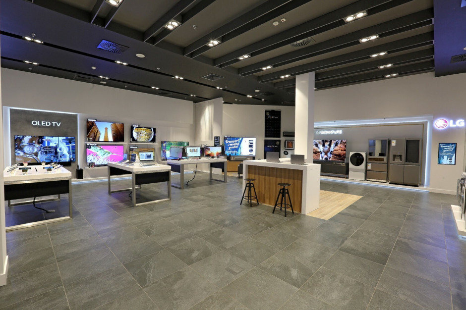 Salon LG Brand Store, fot. mat. prasowe LG Brand Store z pierwszym na Dolnym Śląsku salonem w Magnolia Park