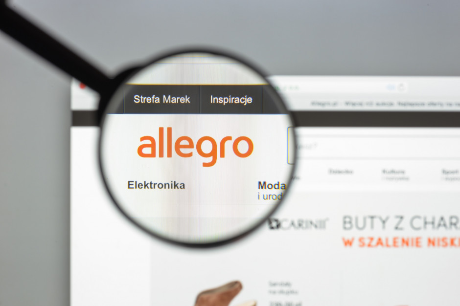 Allegro pozyskało ponad 900 mln zł kapitału. Fot. Shutterstock, Casimiro PT GPW: Allegro największą spółką notowaną na warszawskim parkiecie