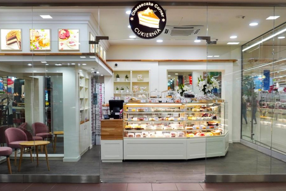 Cheescake Corner w Auchan Piaseczno, fot. mat. prasowe CH Auchan Piaseczno poszerza strefę gastronomiczną