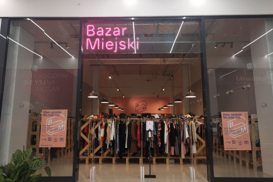 Bazar Miejski zadebiutował w Galerii Młociny, stając się jednym z największych sklepów vintage w Polsce. Fot. Mat. prasowe. Bazar w galerii. Świadomy handel daje zarobić