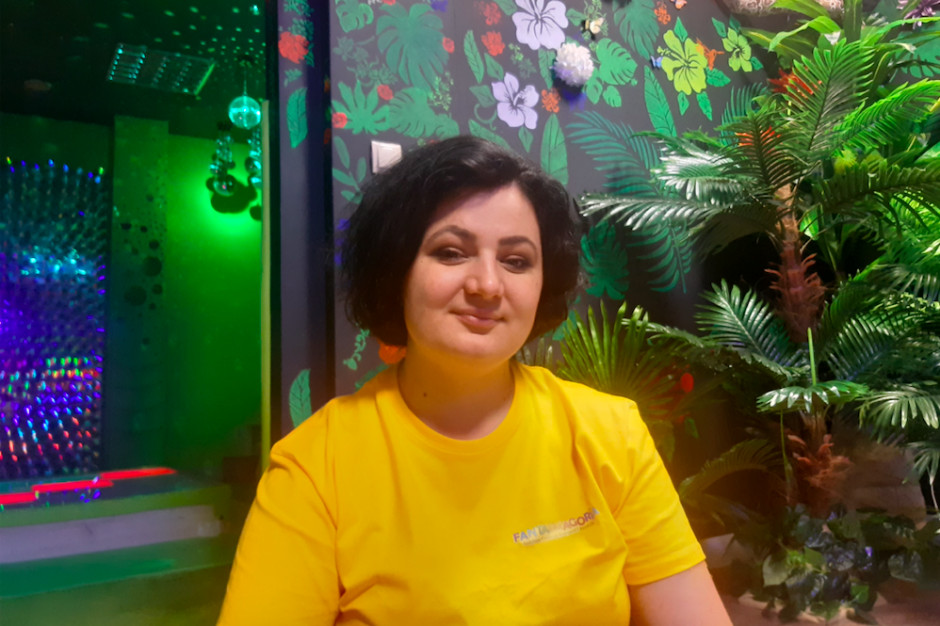 Ewelina Szmit, właścicielka Rodzinnego Centrum Rozrywki i Rozwoju Fantasmagoria w Radomiu, członkini Stowarzyszenia Branży Sal Zabaw i Centrów Rozrywki.