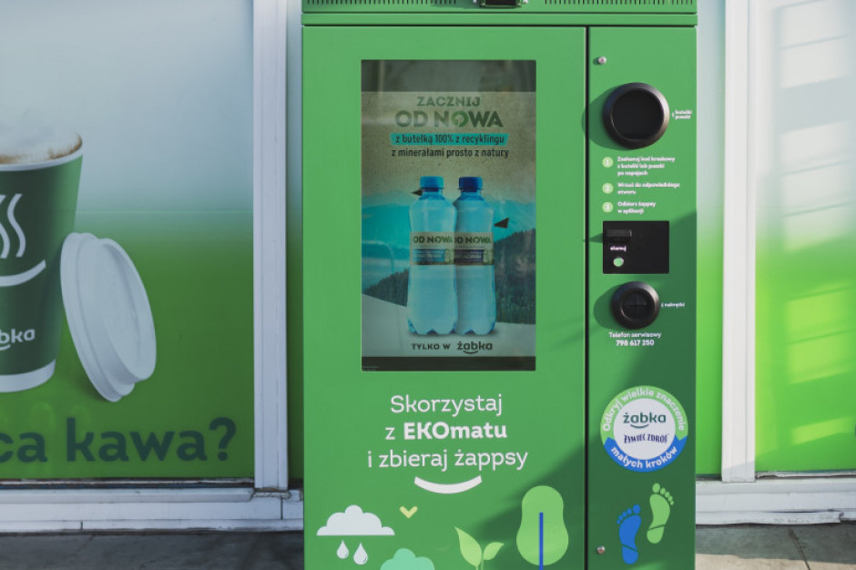 mat.pras. Żabka Polska i Żywiec Zdrój łączą siły. Ekomaty na start