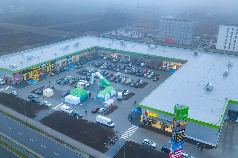 Trei Real Estate Poland oddał do użytku na Pomorzu i Lubelszczyźnie dwa obiekty w ramach sieci Vendo Park. mat.pras. Trei otwiera kolejne dwa parki handlowe