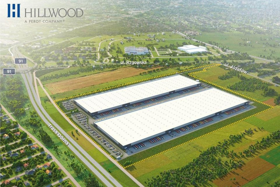 Jest to również jedna z priorytetowych lokalizacji dla inwestycji Hillwood Polska. mat UMŁ Pierwszy budynek Hillwood Łódź Górna z kompletem najemców