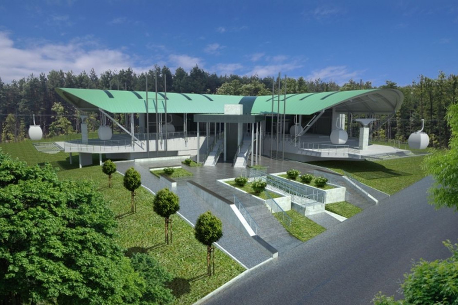 Koncepcja nowej stacji Elki. Fot. www.parkslaski.pl Park Śląski. Popularna Elka z kolejnym odcinkiem