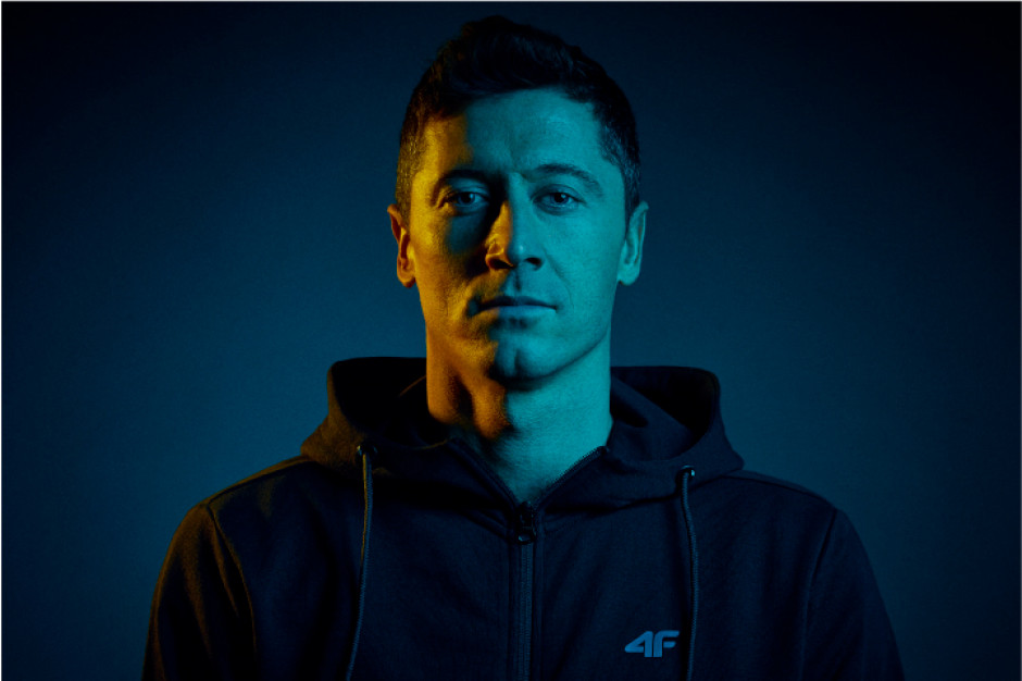 Robert Lewandowski. fot. materiały prasowe Robert Lewandowski w drużynie 4F