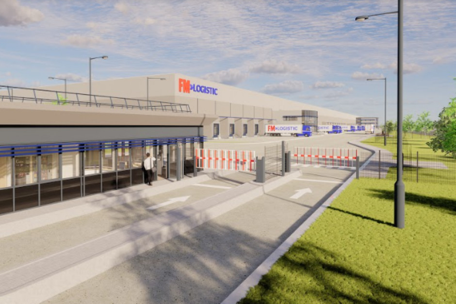 Nowa platforma logistyczna FM Logistic powstanie w Wiskitkach, fot. mat. prasowe Między Warszawą a Łodzią FM Logistic buduje nową platformę logistyczną