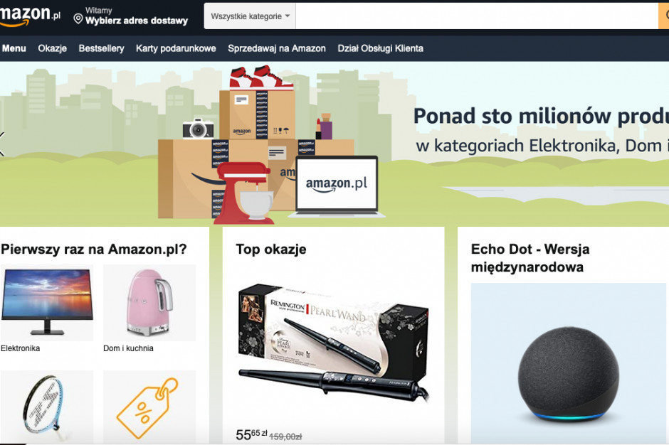 fot. PTWP Amazon w wersji PL. Gigant e-commerce uruchomił polską wersję sklepu