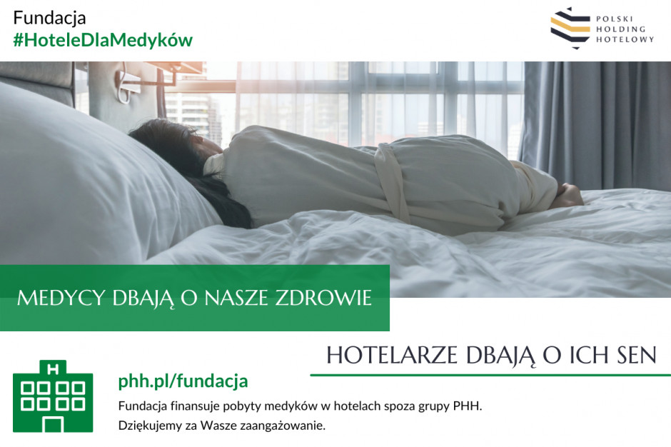 Hotele dla Medyków. Ponad milion zł na wsparcie walki z koronawirusem