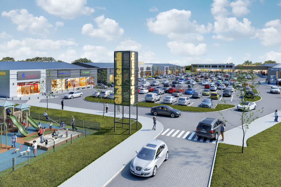 Tak będzie wyglądać park handlowy Stalchemia w Siedlcach, mat.pras. Retail park Stalchemia w Siedlcach skusił Pepco, Action i Sinsay