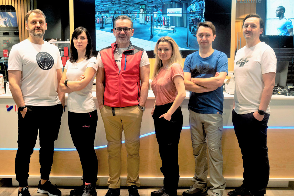 Agata Prorok, Robert Wiśniewski, Tomasz Matonóg, Justyna Kawa i Paweł Holik z nowymi stanowiskami w Intersport Polska SA., Fot. mat. prasowe Sportowa spółka rekrutuje i stawia na dynamiczny rozwój