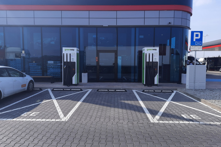 GreenWay Polska uruchomił kolejny hub ładowania aut elektrycznych. mat.pras. GreenWay uruchomił kolejny hub ładowania aut elektrycznych