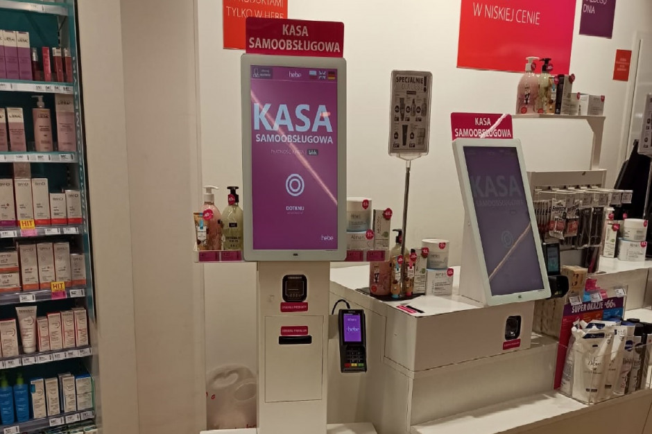 Fot. mat. prasowe Samoobsługowo w Hebe. Kasy w każdej drogerii do końca roku