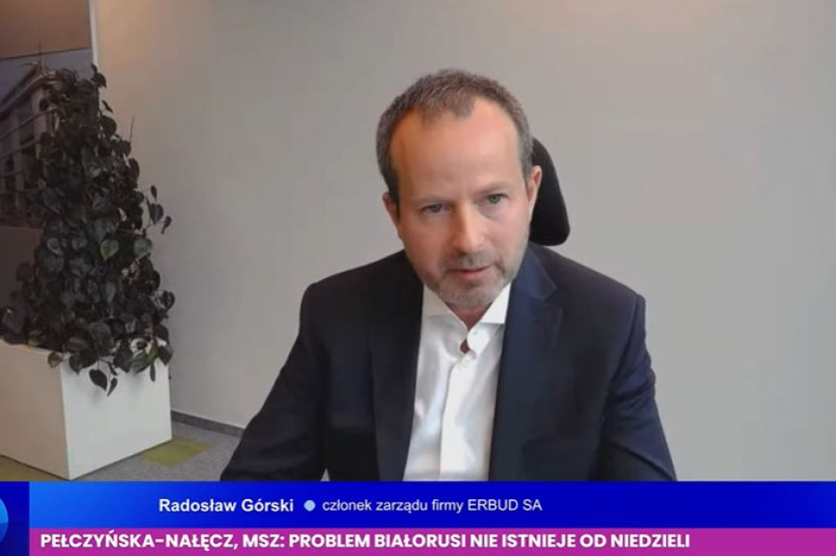 Radosław Górski, członek zarządu grupy Erbud. Fot. PTWP Radosław Górski, Erbud na EEC: Wchodzimy w nowy segment działalności