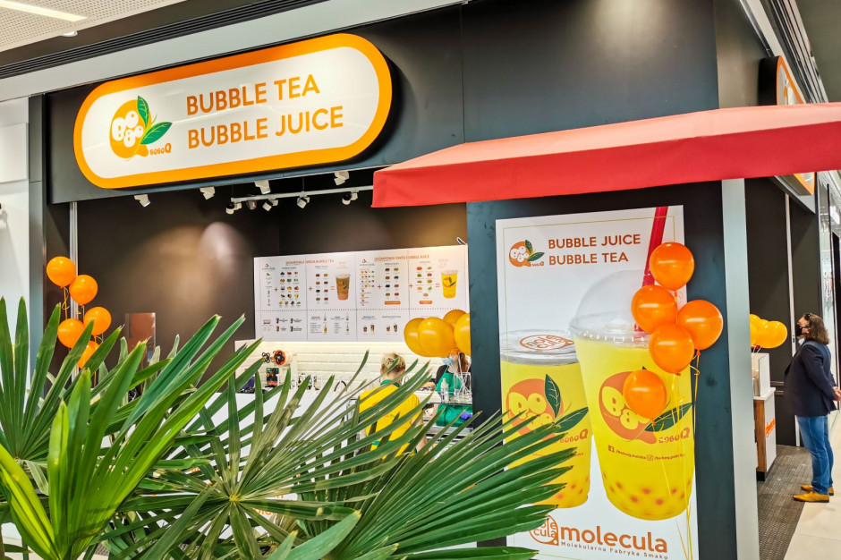 Na pierwszym piętrze Galerii Północnej pojawił się punkt z bubble tea, fot. mat. prasowe Po bubble tea do Galerii Północnej