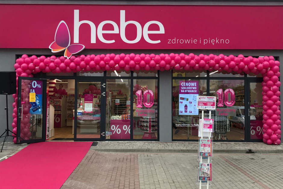 W Parku Handlowym przy ul. Marii Skłodowskiej-Curie 4d w Oleśnicy otworzyło się pierwsze Hebe, fot. mat. prasowe Hebe z pierwszą lokalizacją w Oleśnicy. To nie koniec otwarć