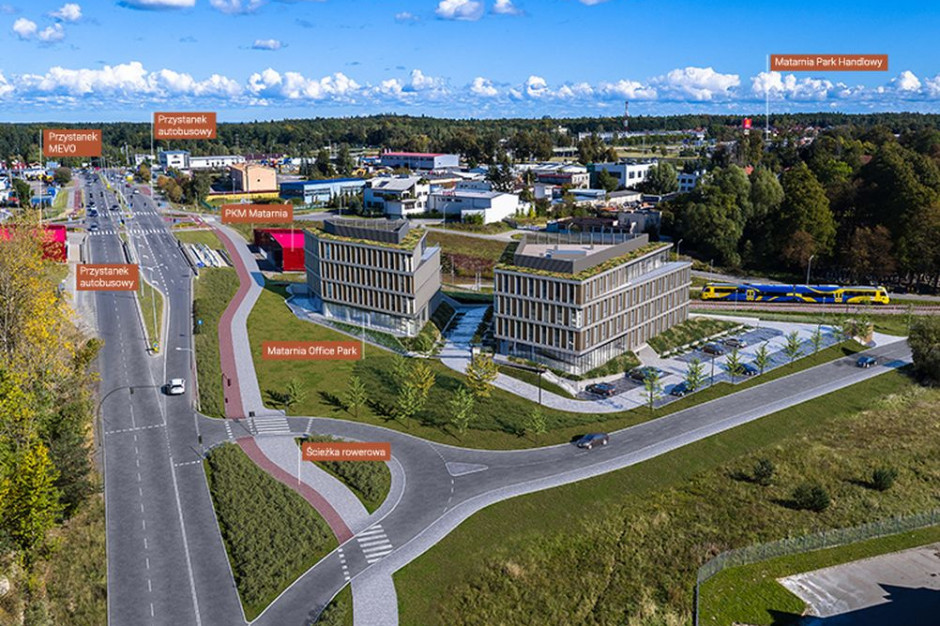 Zakończyła się komercjalizacja Matarnia Office Park. Fot. www.domesta.com.pl. Matarnia Office Park z kompletem najemców