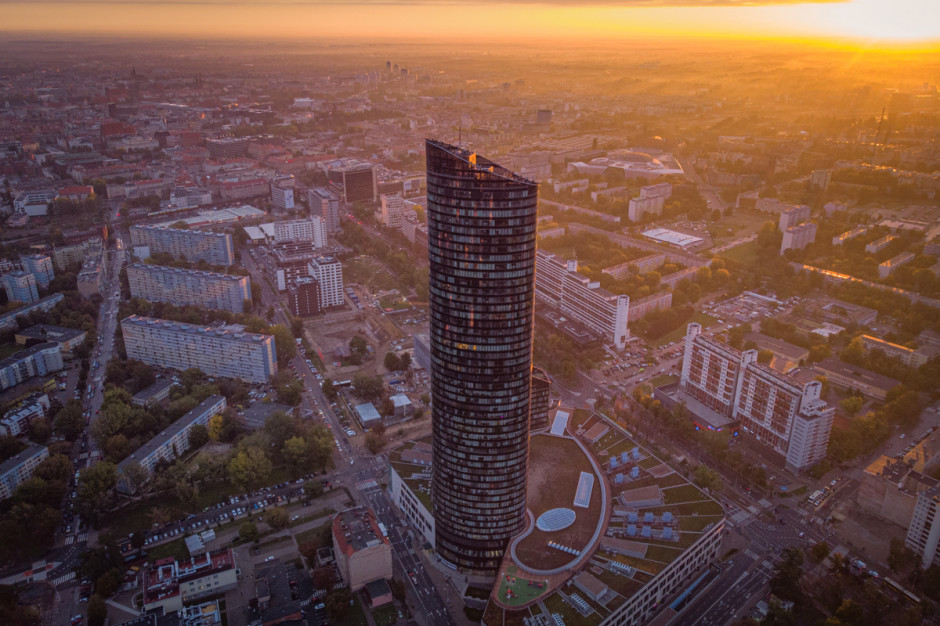 Sky Tower, inwestycja Develii we Wrocławiu, mat.pras.